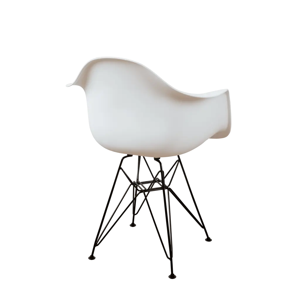 Фото 6 Кухонный стул Derstuhl 330 black 43x82x60 см полипропилен цвет белый