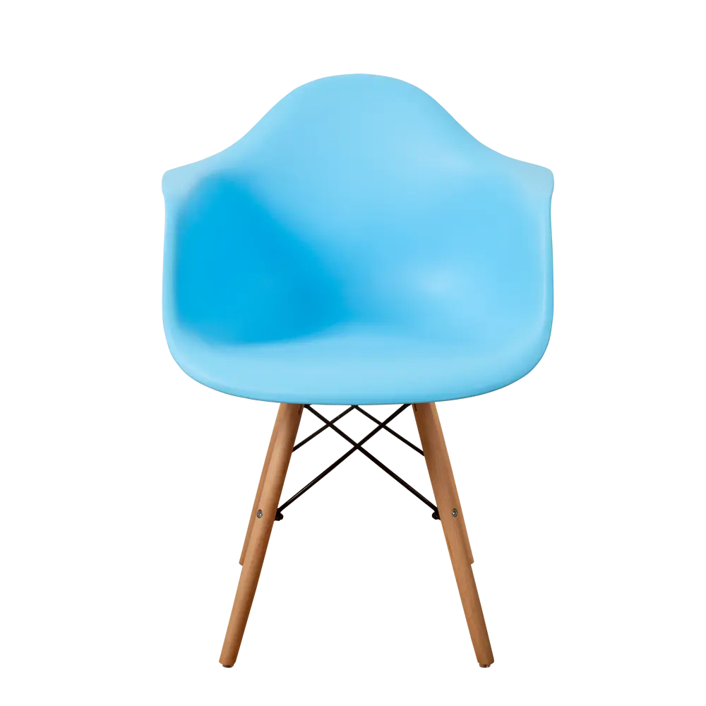 Фото 4 Кухонный стул Derstuhl 330 wood 43x82x60 см полипропилен цвет голубой Фото 4 Кухонный стул Derstuhl 330 wood 43x82x60 см полипропилен цвет голубой