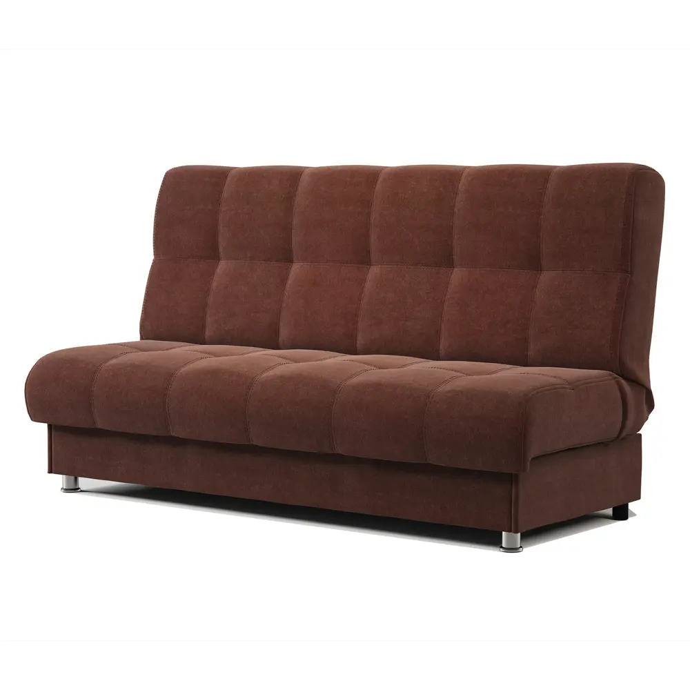 Фото 4 Диван раскладной Гамма БП 198x91x90 см велюр цвет шоколадный Фото 4 Диван раскладной Гамма БП 198x91x90 см велюр цвет шоколадный