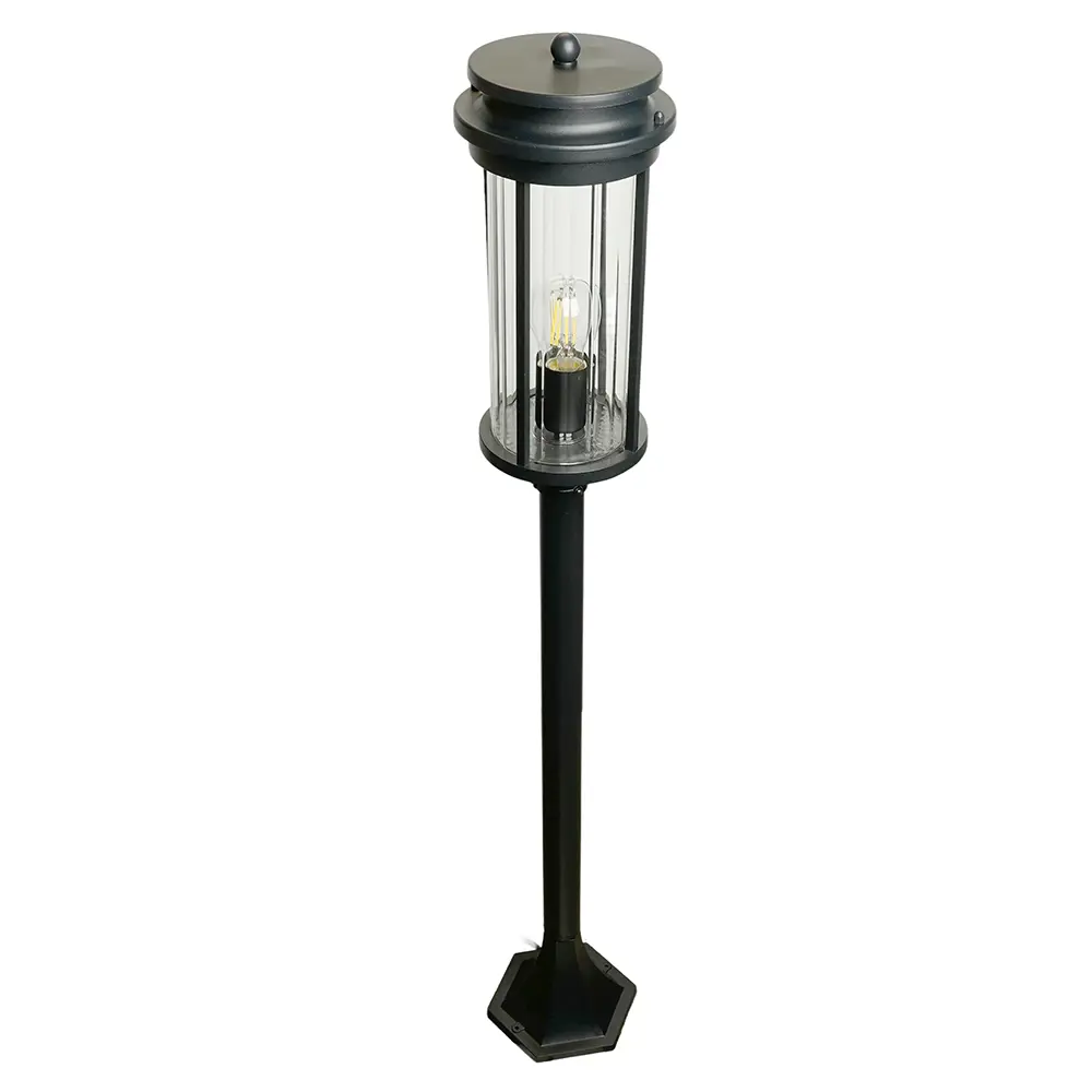 Фото 2 Фонарный столб уличный Feron Новара 51840 40 Вт 105 см IP44 цвет черный