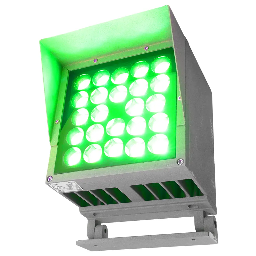 Фото 2 Прожектор светодиодный уличный Feron 51709 49 Вт IP66 зеленый свет