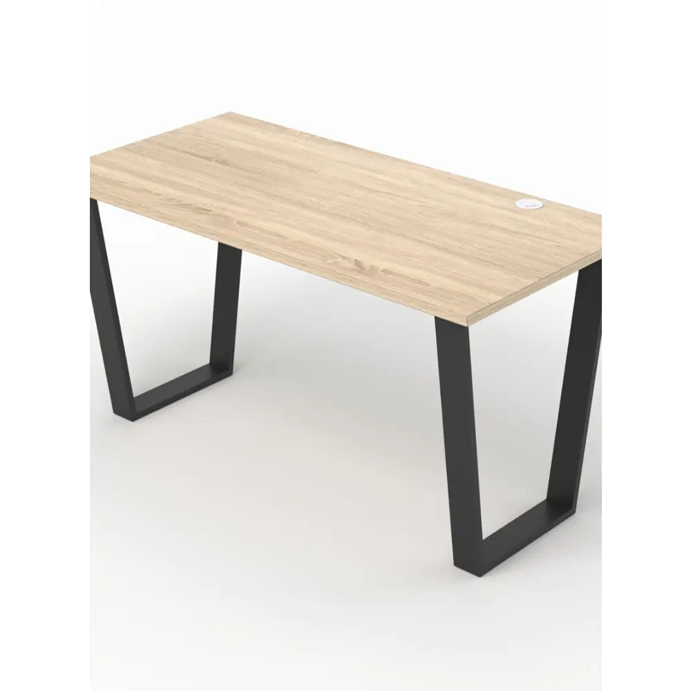 Фото Стол Стронг №11 140x75x70 см металл цвет дуб сонома Фото Стол Стронг №11 140x75x70 см металл цвет дуб сонома