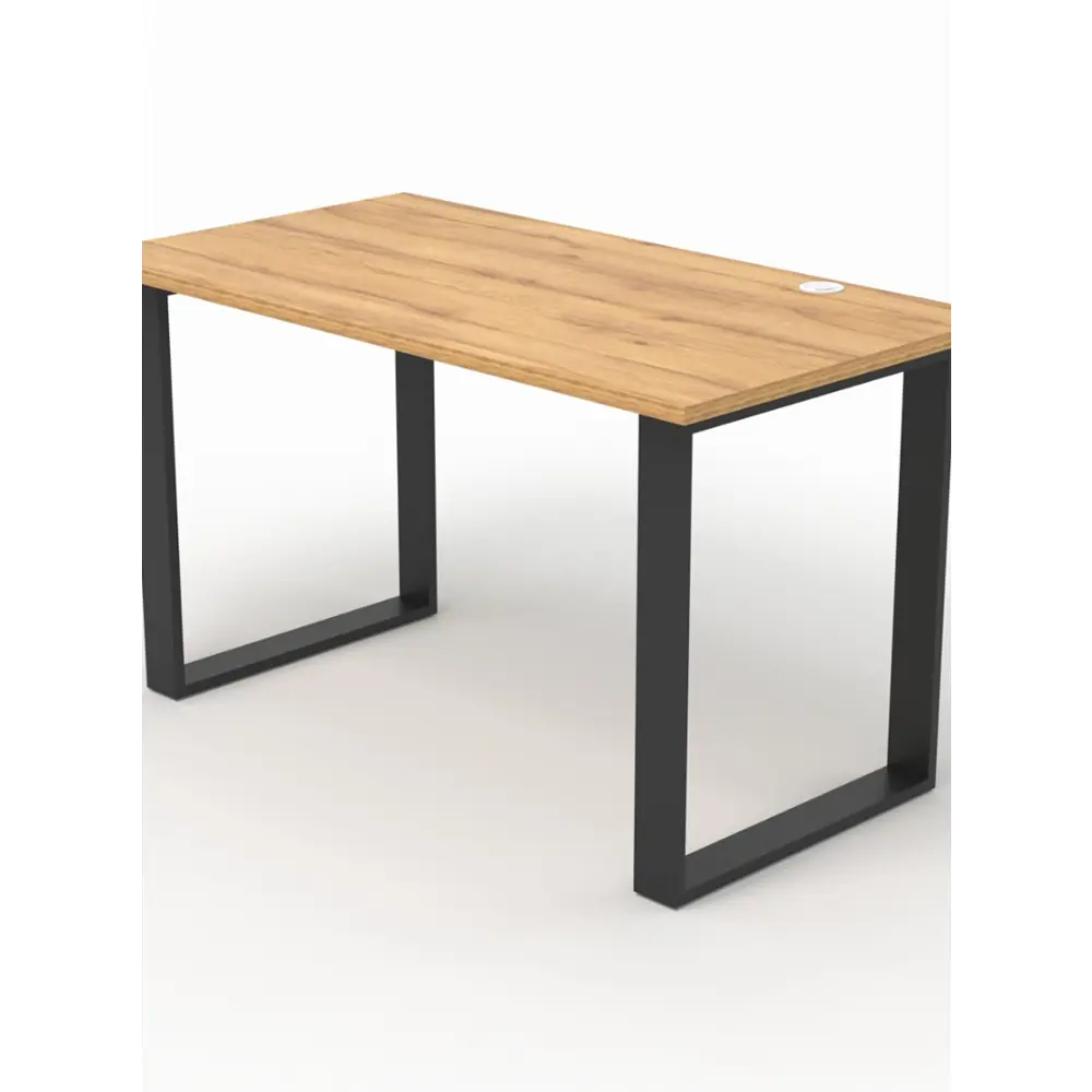 Фото Стол Стронг №13 130x75x70 см металл цвет дуб золотистый Фото Стол Стронг №13 130x75x70 см металл цвет дуб золотистый