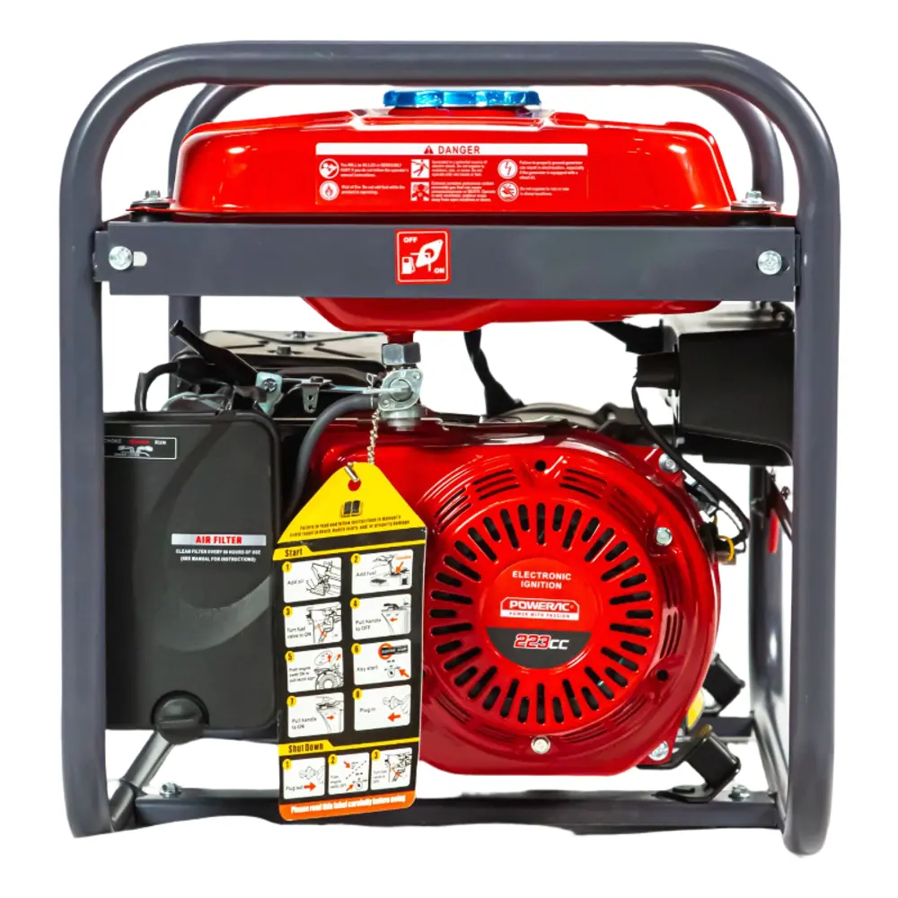 Фото 3 Генератор бензиновый Powerac PR4000H2, 3.2 кВт