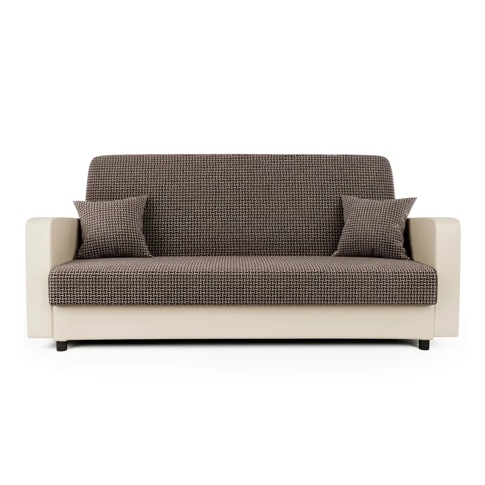 Фото 3 Диван раскладной Гамма Мелодия 215x90x90 см рогожка цвет коричневый/бежевый Фото 3 Диван раскладной Гамма Мелодия 215x90x90 см рогожка цвет коричневый/бежевый