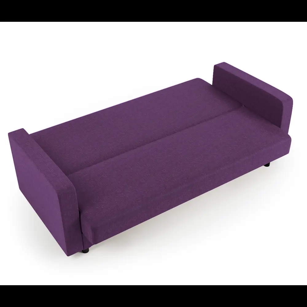 Фото 5 Диван раскладной Гамма Мелодия 215x90x90 см рогожка цвет фиолетовый Фото 5 Диван раскладной Гамма Мелодия 215x90x90 см рогожка цвет фиолетовый