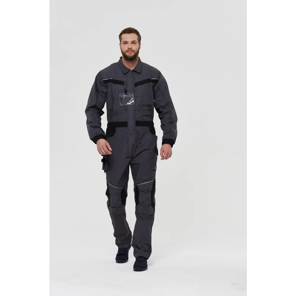 Фото 5 Комбинезон рабочий Delta Plus MCCO2GNXG, цвет серый/черный, размер XL (52-54), рост (180/188)