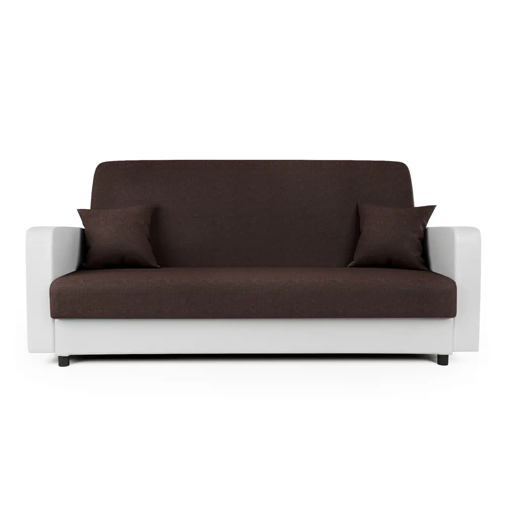 Фото 2 Диван раскладной Гамма Мелодия 215x100x100 см рогожка цвет шоколад/белый Фото 2 Диван раскладной Гамма Мелодия 215x100x100 см рогожка цвет шоколад/белый