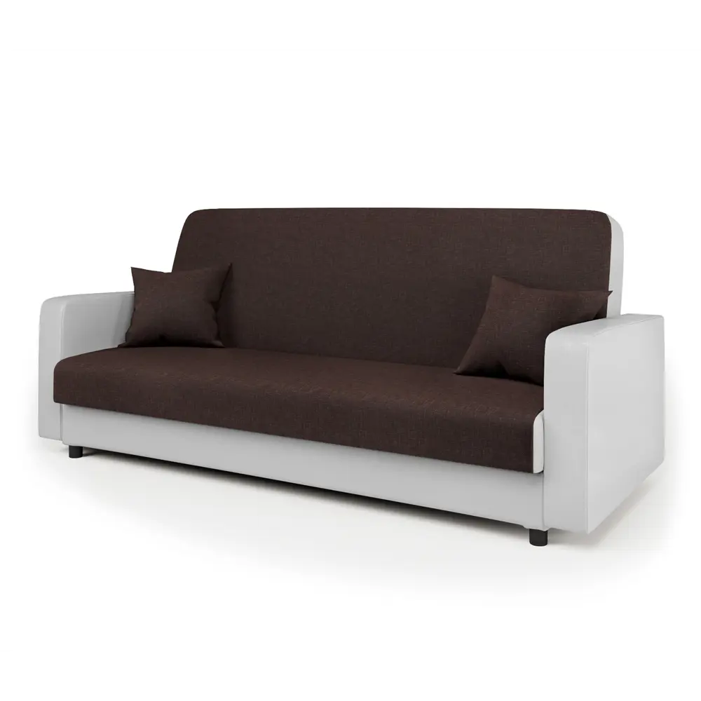 Фото 3 Диван раскладной Гамма Мелодия 215x100x100 см рогожка цвет шоколад/белый Фото 3 Диван раскладной Гамма Мелодия 215x100x100 см рогожка цвет шоколад/белый