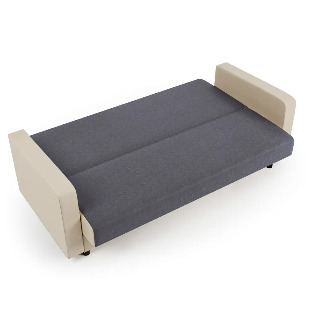 Фото 5 Диван раскладной Гамма Мелодия 215x100x100 см рогожка цвет серый/бежевый Фото 5 Диван раскладной Гамма Мелодия 215x100x100 см рогожка цвет серый/бежевый
