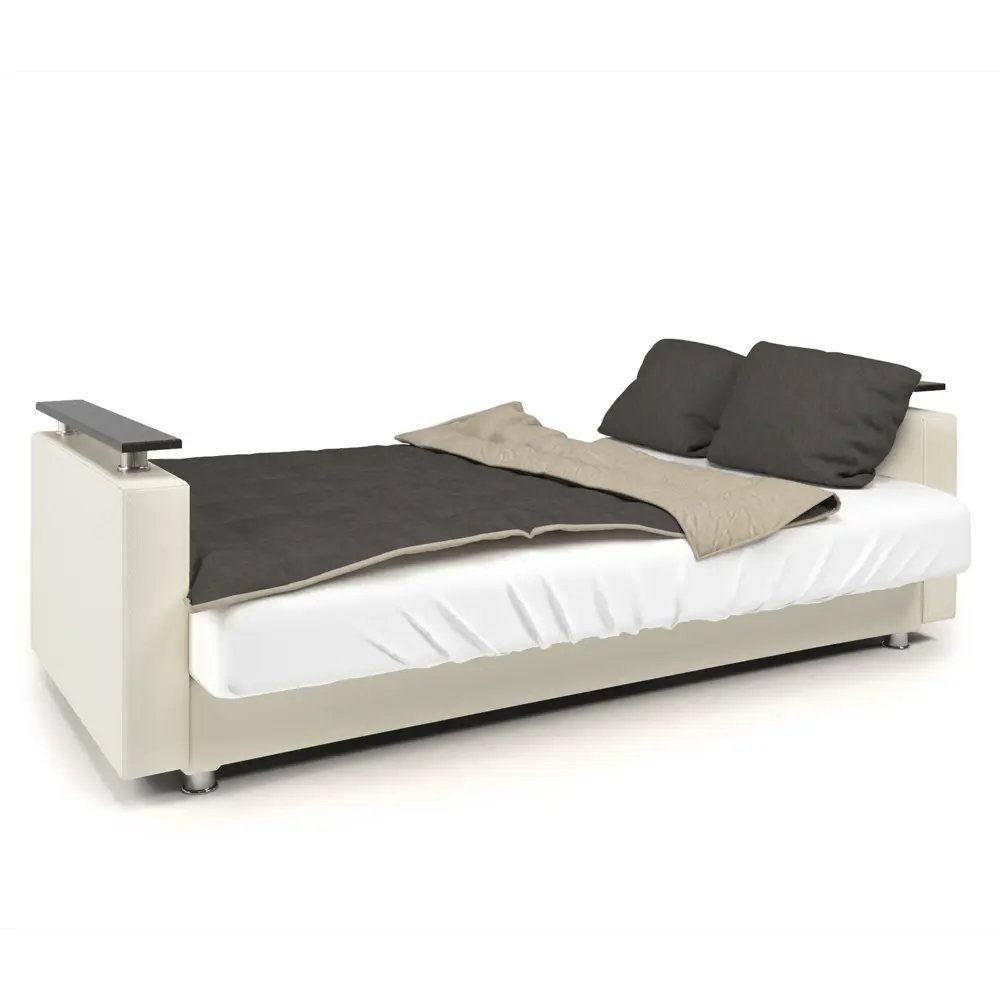 Фото 5 Диван раскладной Гамма Мелодия ДП №2 215x100x100 см шенилл цвет бежевый/светло-серый Фото 5 Диван раскладной Гамма Мелодия ДП №2 215x100x100 см шенилл цвет бежевый/светло-серый