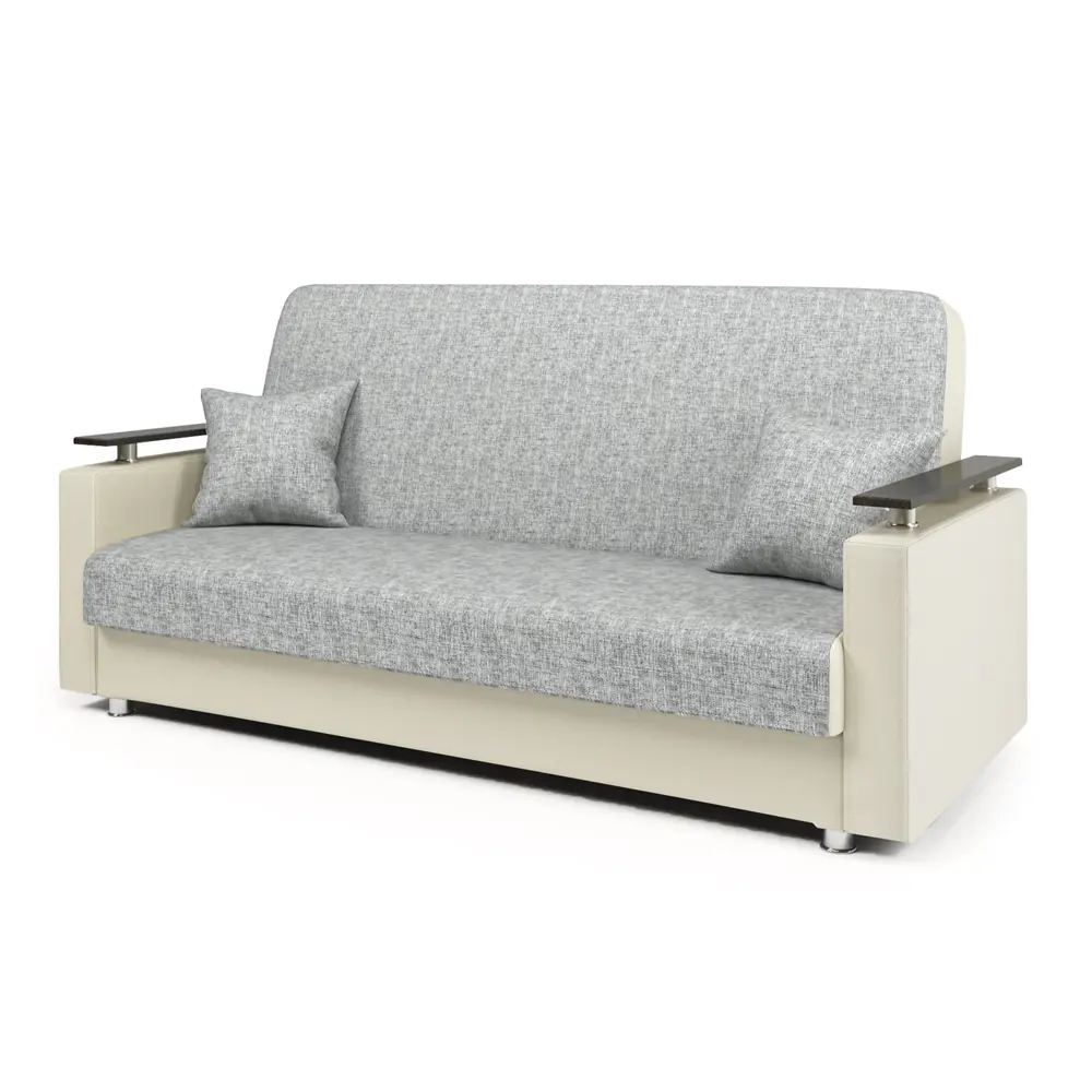 Фото 3 Диван раскладной Гамма Мелодия ДП №2 215x100x100 см шенилл цвет бежевый/светло-серый Фото 3 Диван раскладной Гамма Мелодия ДП №2 215x100x100 см шенилл цвет бежевый/светло-серый