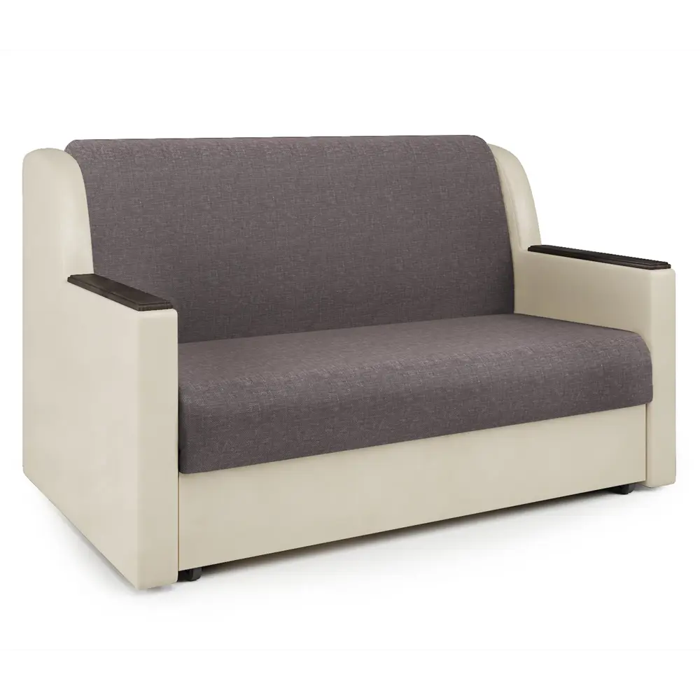 Фото 2 Диван раскладной Гамма Аккорд Д 120x95x110 см рогожка цвет латте/бежевый