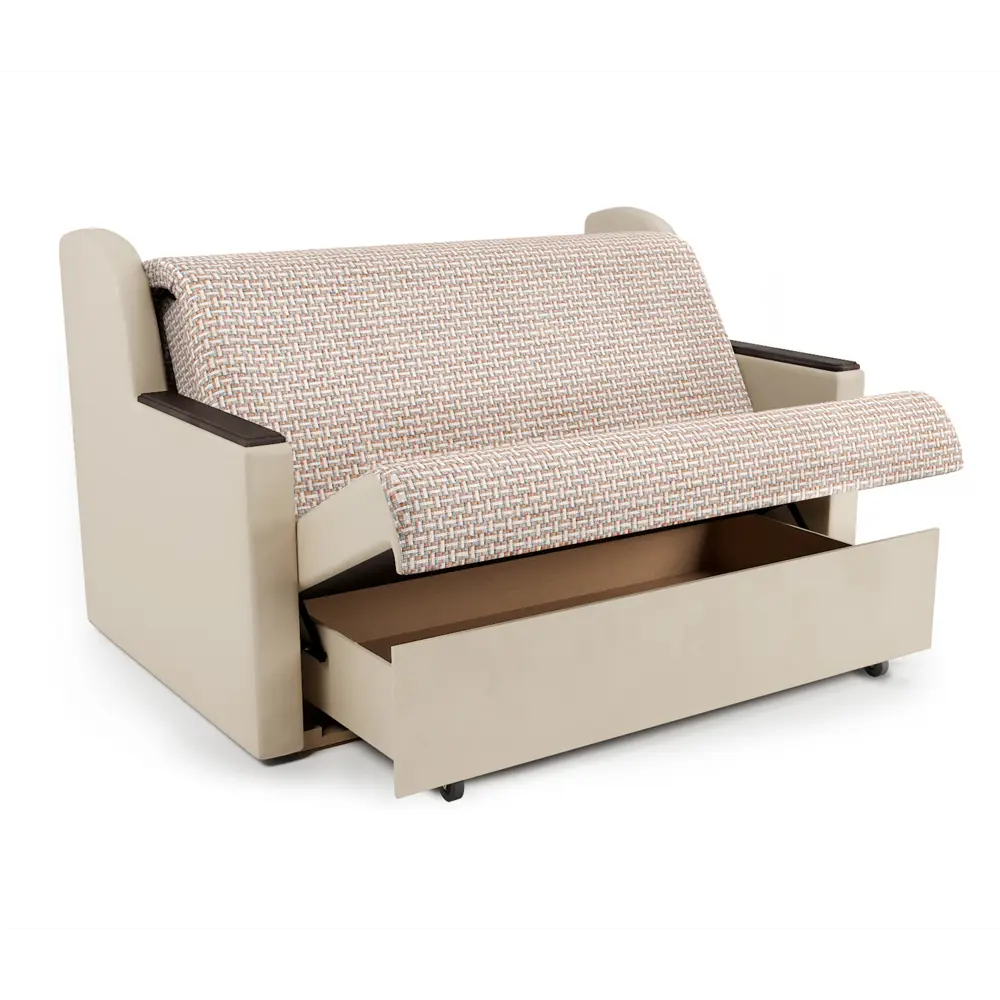 Фото 4 Диван раскладной Гамма Аккорд Д 160x95x110 см рогожка цвет бежевый