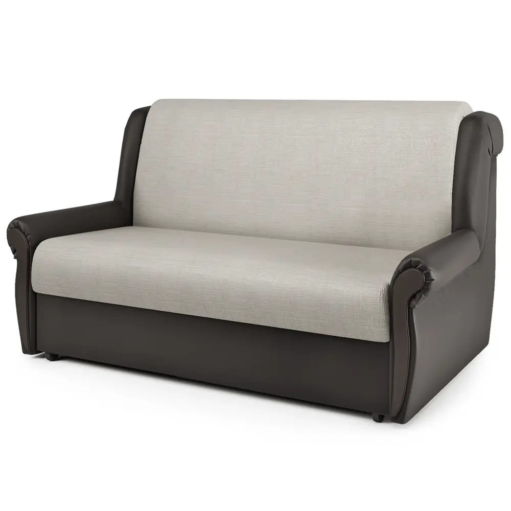 Фото 3 Диван раскладной Гамма Аккорд М 130x95x110 см рогожка цвет коричневый/бежевый