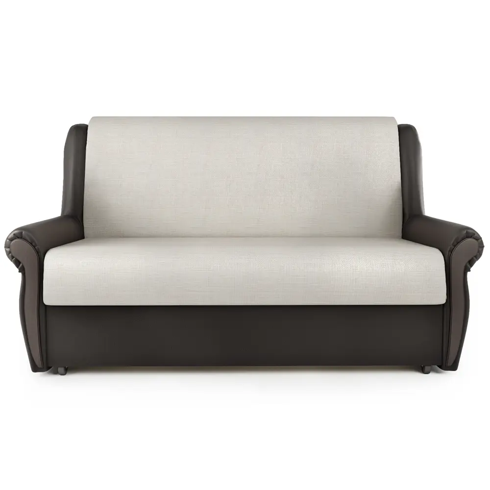 Фото 2 Диван раскладной Гамма Аккорд М 150x95x110 см рогожка цвет шоколад/бежевый