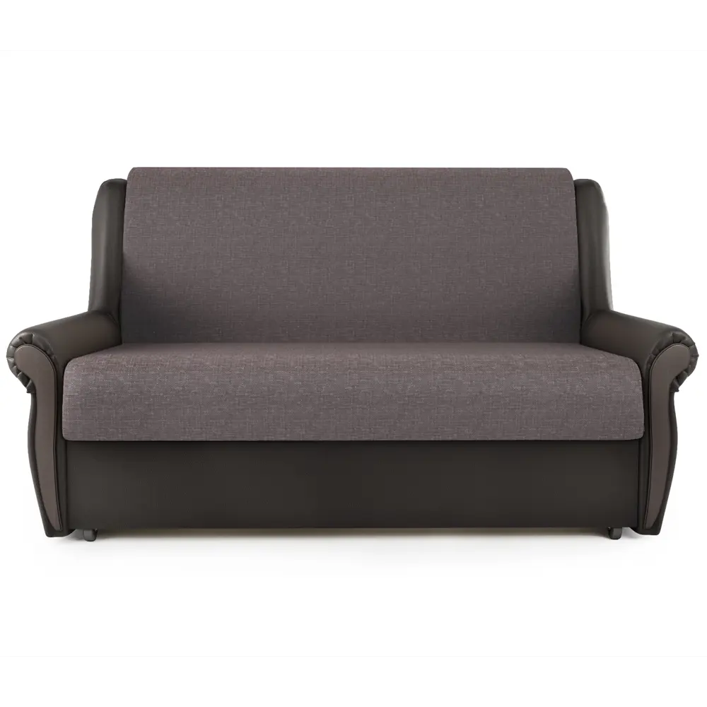 Фото 2 Диван раскладной Гамма Аккорд М 170x95x110 см рогожка цвет латте/шоколад