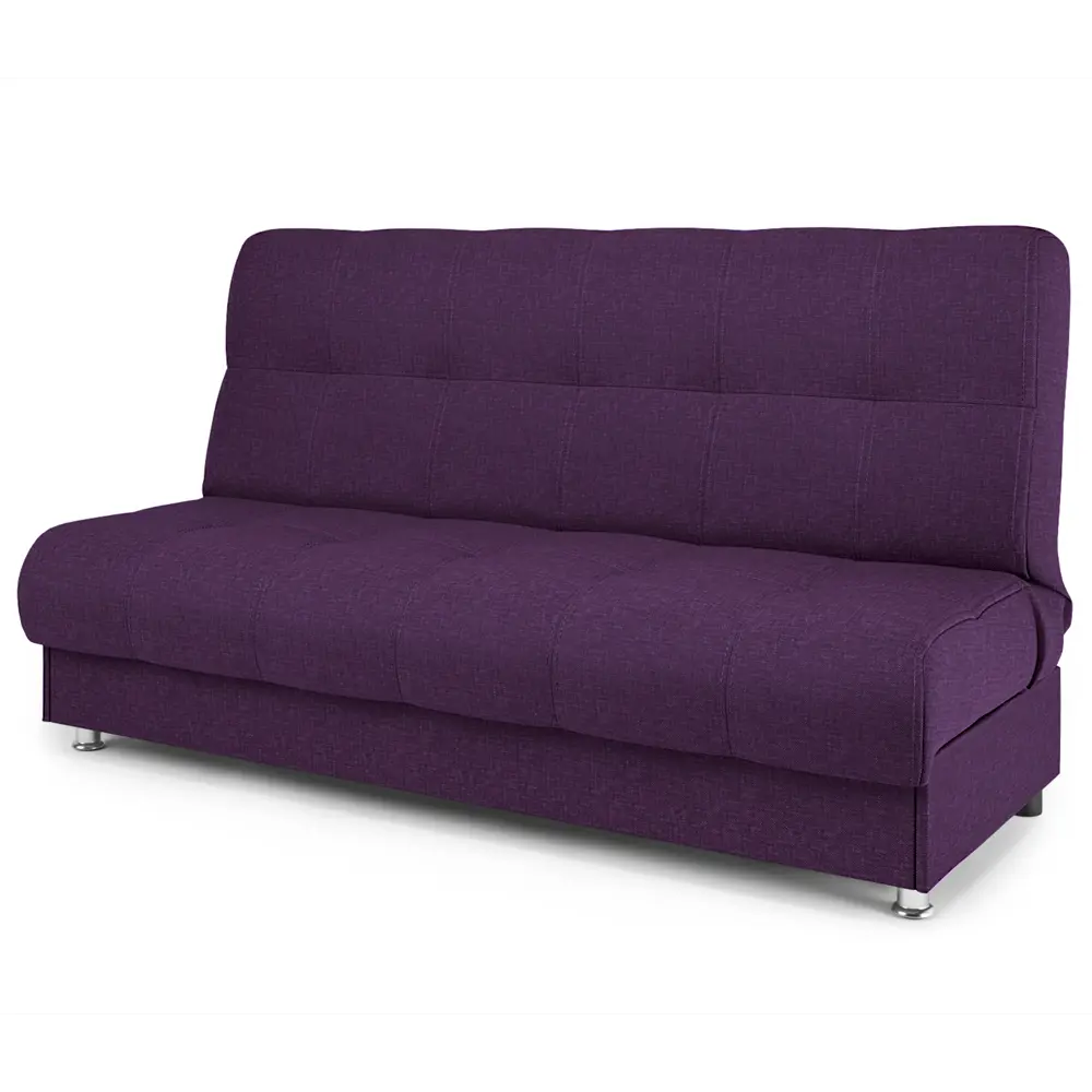 Фото 4 Диван раскладной Гамма БП 198x91x90 см рогожка цвет фиолетовый