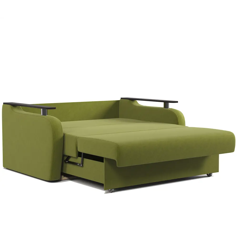 Фото 5 Диван раскладной Гамма Гранд Д 124x95x110 см велюр цвет зеленый Фото 5 Диван раскладной Гамма Гранд Д 124x95x110 см велюр цвет зеленый