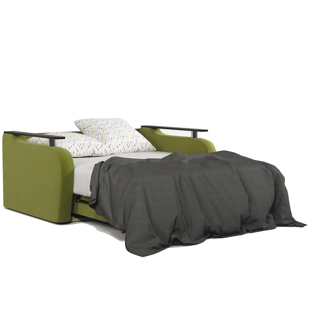 Фото 6 Диван раскладной Гамма Гранд Д 124x95x110 см велюр цвет зеленый Фото 6 Диван раскладной Гамма Гранд Д 124x95x110 см велюр цвет зеленый