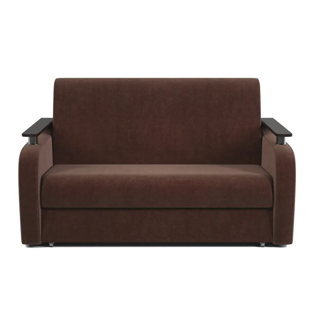 Фото 2 Диван раскладной Гамма Гранд Д 124x95x110 см велюр цвет коричневый Фото 2 Диван раскладной Гамма Гранд Д 124x95x110 см велюр цвет коричневый