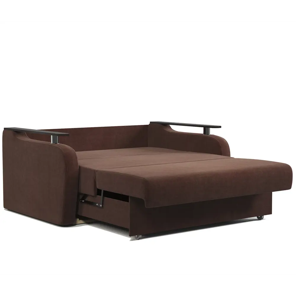 Фото 5 Диван раскладной Гамма Гранд Д 124x95x110 см велюр цвет коричневый Фото 5 Диван раскладной Гамма Гранд Д 124x95x110 см велюр цвет коричневый