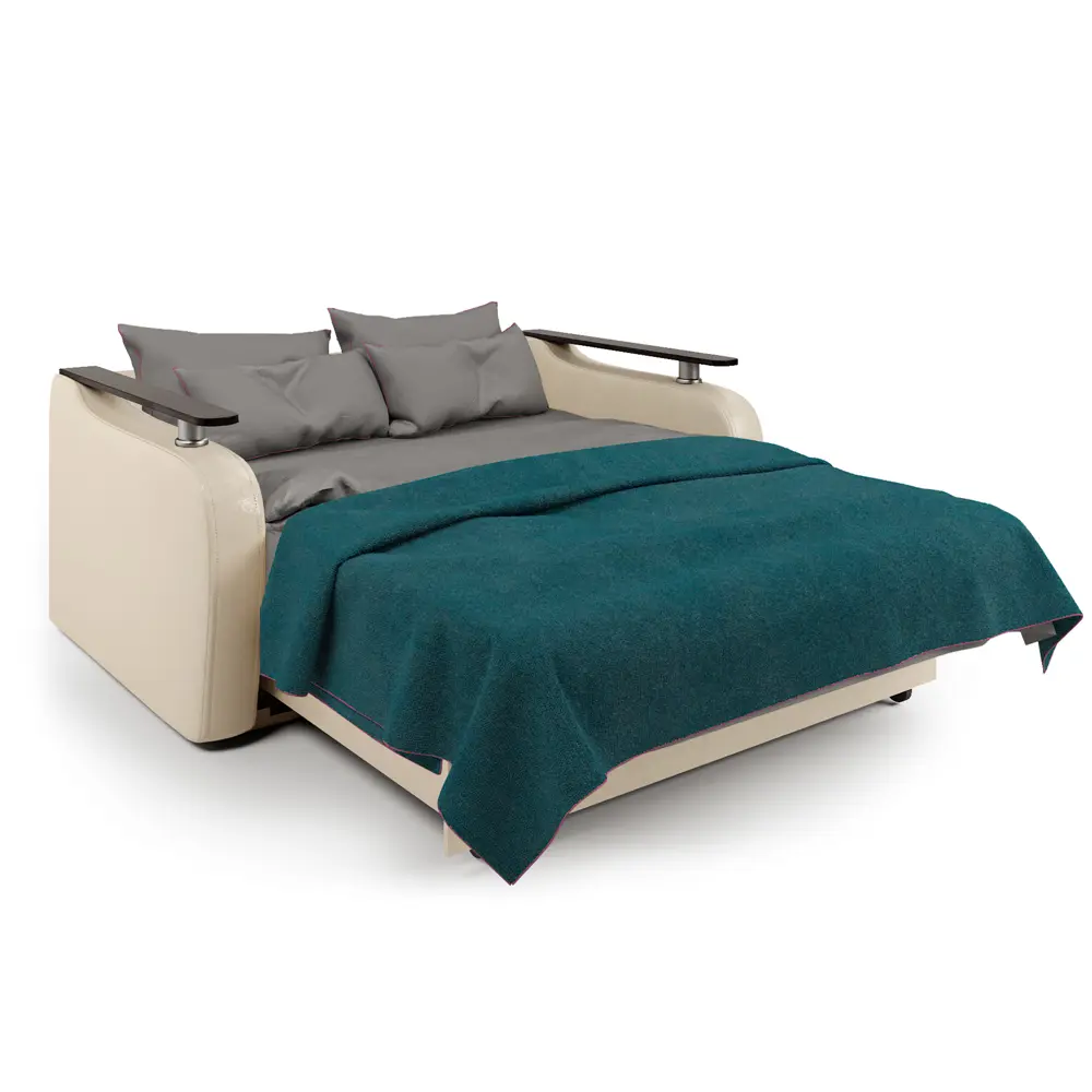 Фото 6 Диван раскладной Гамма Гранд Д 124x95x110 см рогожка цвет коричневый/бежевый Фото 6 Диван раскладной Гамма Гранд Д 124x95x110 см рогожка цвет коричневый/бежевый