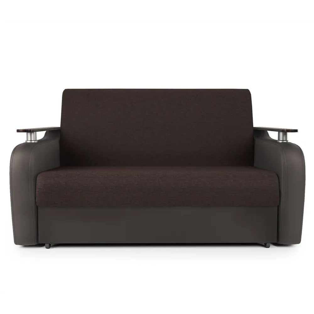 Фото 2 Диван раскладной Гамма Гранд Д 124x95x110 см рогожка цвет коричневый/темно-коричневый Фото 2 Диван раскладной Гамма Гранд Д 124x95x110 см рогожка цвет коричневый/темно-коричневый