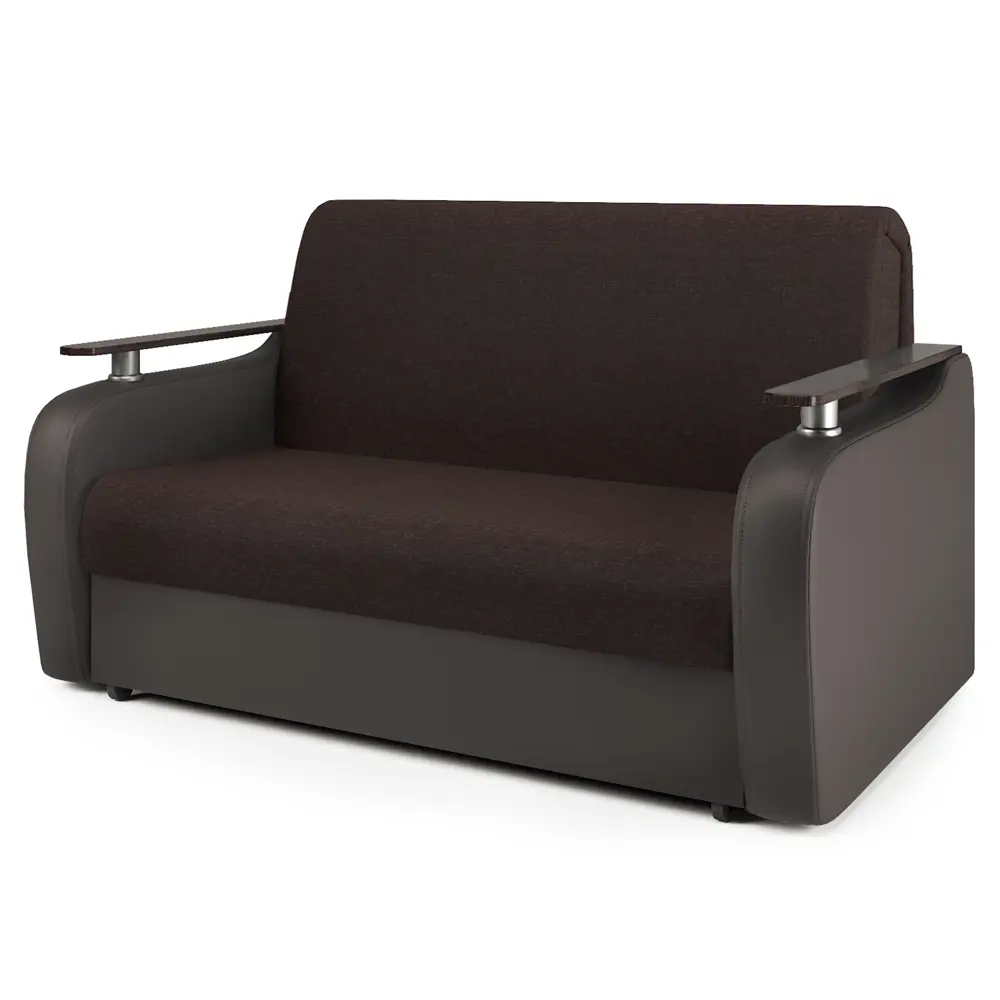 Фото 3 Диван раскладной Гамма Гранд Д 124x95x110 см рогожка цвет коричневый/темно-коричневый Фото 3 Диван раскладной Гамма Гранд Д 124x95x110 см рогожка цвет коричневый/темно-коричневый