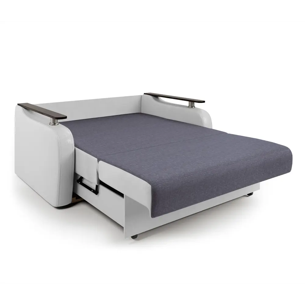 Фото 5 Диван раскладной Гамма Гранд Д 124x95x110 см рогожка цвет серый/белый Фото 5 Диван раскладной Гамма Гранд Д 124x95x110 см рогожка цвет серый/белый