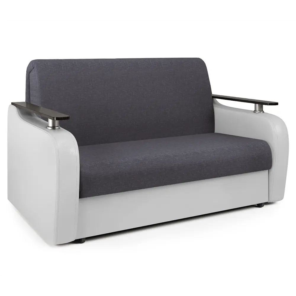 Фото Диван раскладной Гамма Гранд Д 124x95x110 см рогожка цвет серый/белый Фото Диван раскладной Гамма Гранд Д 124x95x110 см рогожка цвет серый/белый