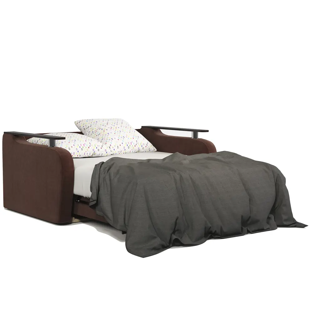 Фото 6 Диван раскладной Гамма Гранд Д 144x95x110 см велюр цвет коричневый Фото 6 Диван раскладной Гамма Гранд Д 144x95x110 см велюр цвет коричневый