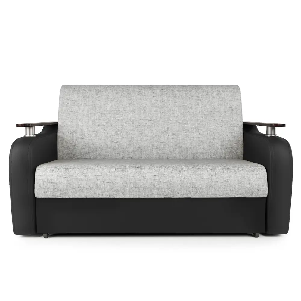 Фото 2 Диван раскладной Гамма Гранд Д 124x95x110 см шенилл цвет черный/светло-серый Фото 2 Диван раскладной Гамма Гранд Д 124x95x110 см шенилл цвет черный/светло-серый