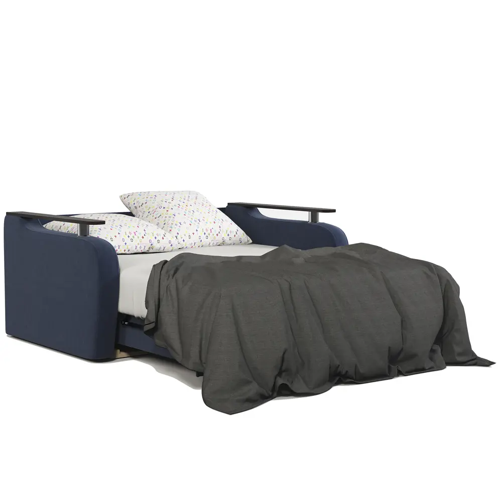 Фото 6 Диван раскладной Гамма Гранд Д 144x95x110 см велюр цвет синий