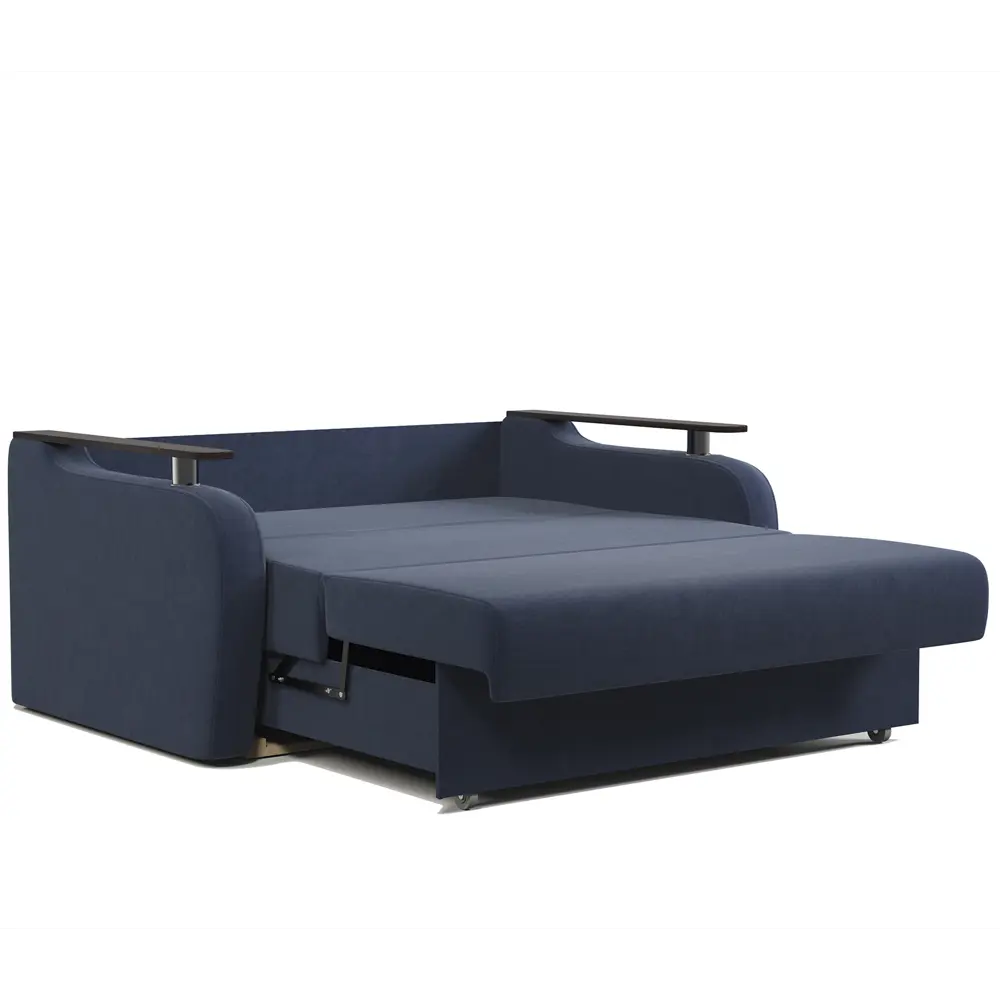 Фото 5 Диван раскладной Гамма Гранд Д 144x95x110 см велюр цвет синий Фото 5 Диван раскладной Гамма Гранд Д 144x95x110 см велюр цвет синий