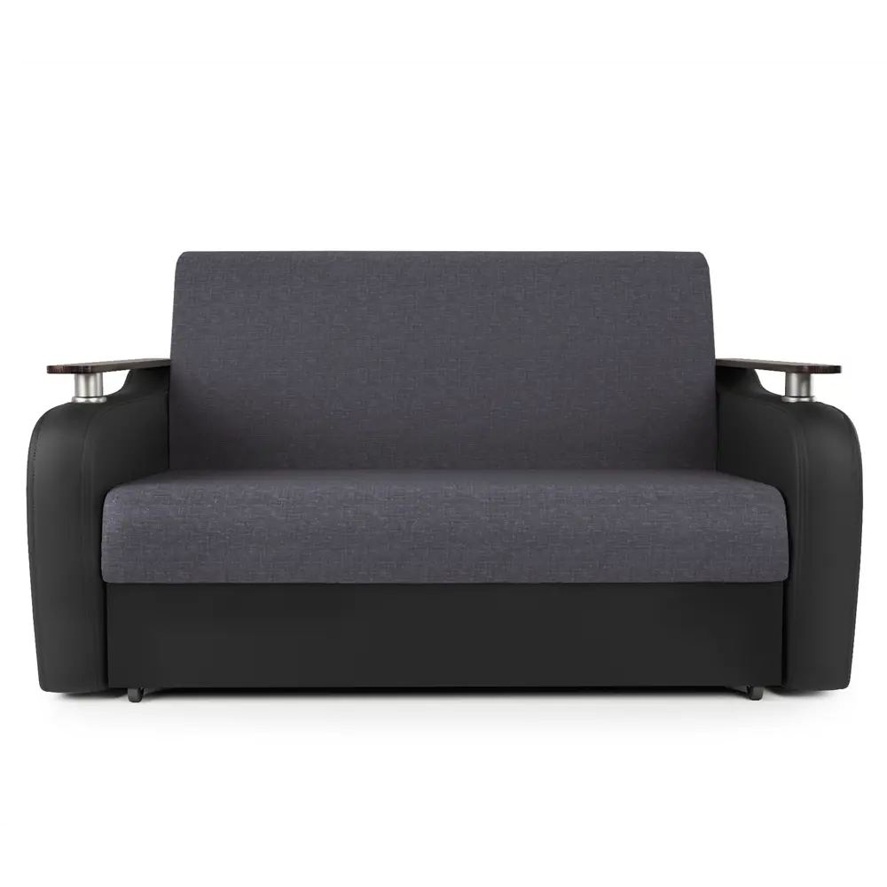 Фото 2 Диван раскладной Гамма Гранд Д 144x95x110 см рогожка цвет серый/черный Фото 2 Диван раскладной Гамма Гранд Д 144x95x110 см рогожка цвет серый/черный