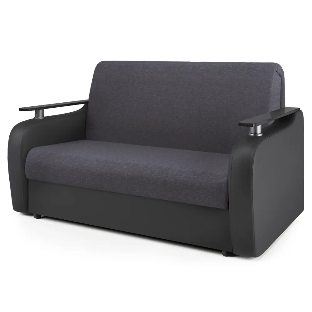 Фото 3 Диван раскладной Гамма Гранд Д 144x95x110 см рогожка цвет серый/черный Фото 3 Диван раскладной Гамма Гранд Д 144x95x110 см рогожка цвет серый/черный