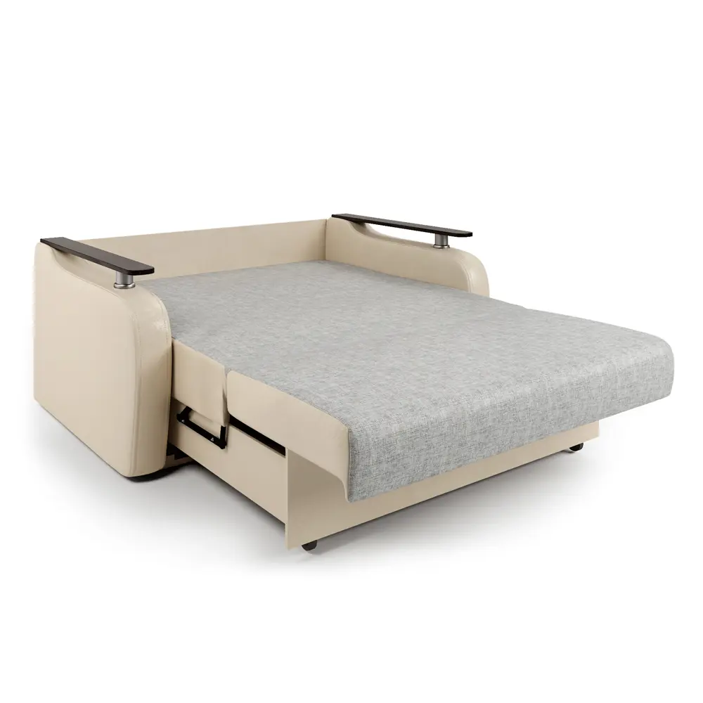 Фото 5 Диван раскладной Гамма Гранд Д 144x95x110 см шенилл цвет бежевый/светло-серый Фото 5 Диван раскладной Гамма Гранд Д 144x95x110 см шенилл цвет бежевый/светло-серый