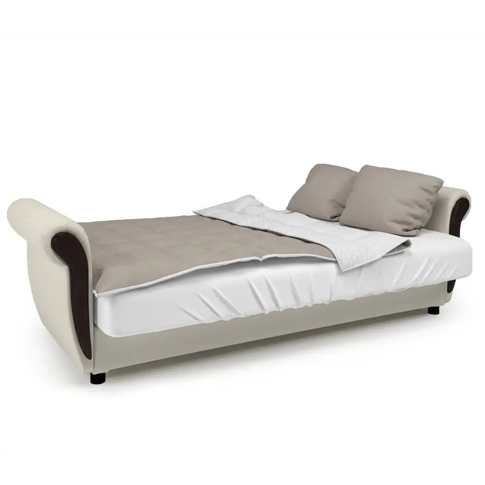 Фото 5 Диван раскладной Гамма Классика М 220x92x92 см рогожка цвет шоколад/бежевый Фото 5 Диван раскладной Гамма Классика М 220x92x92 см рогожка цвет шоколад/бежевый