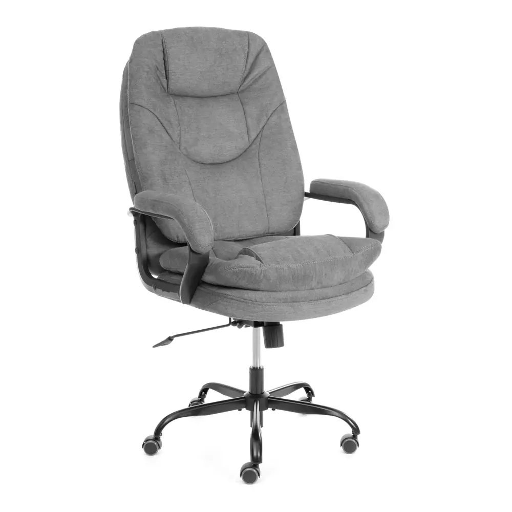 Фото Офисное кресло Tetchair Comfort Lux 52x125x46 см ткань цвет серый