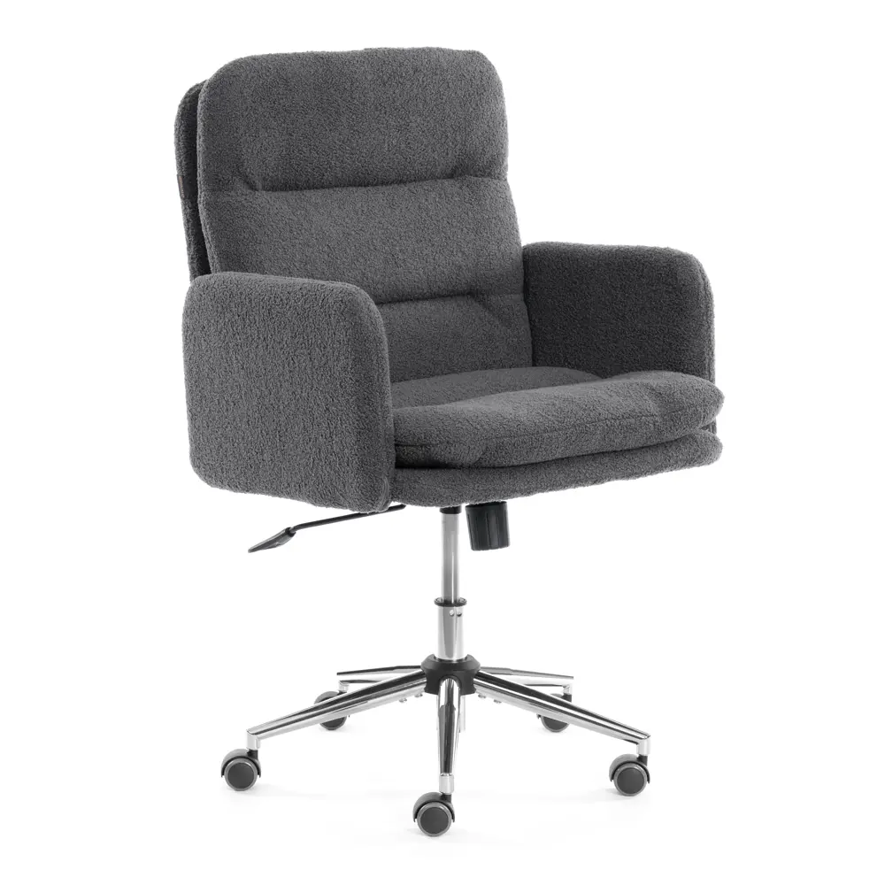 Фото Офисное кресло Tetchair Dover 52x102x48 см велюр цвет серый