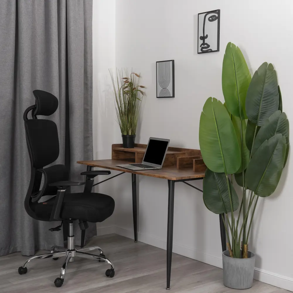 Фото 2 Офисное кресло Tetchair Mesh-12HR 50x125x42 см ткань цвет черный Фото 2 Офисное кресло Tetchair Mesh-12HR 50x125x42 см ткань цвет черный