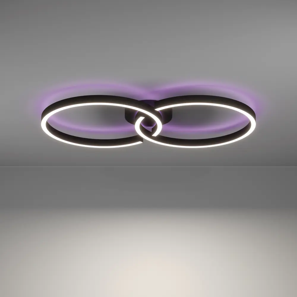 Фото 12 Люстра потолочная светодиодная Eglo 900955 amandolo с пультом управления 5.85 м² регулируемый цвет света RGB цвет разноцветный