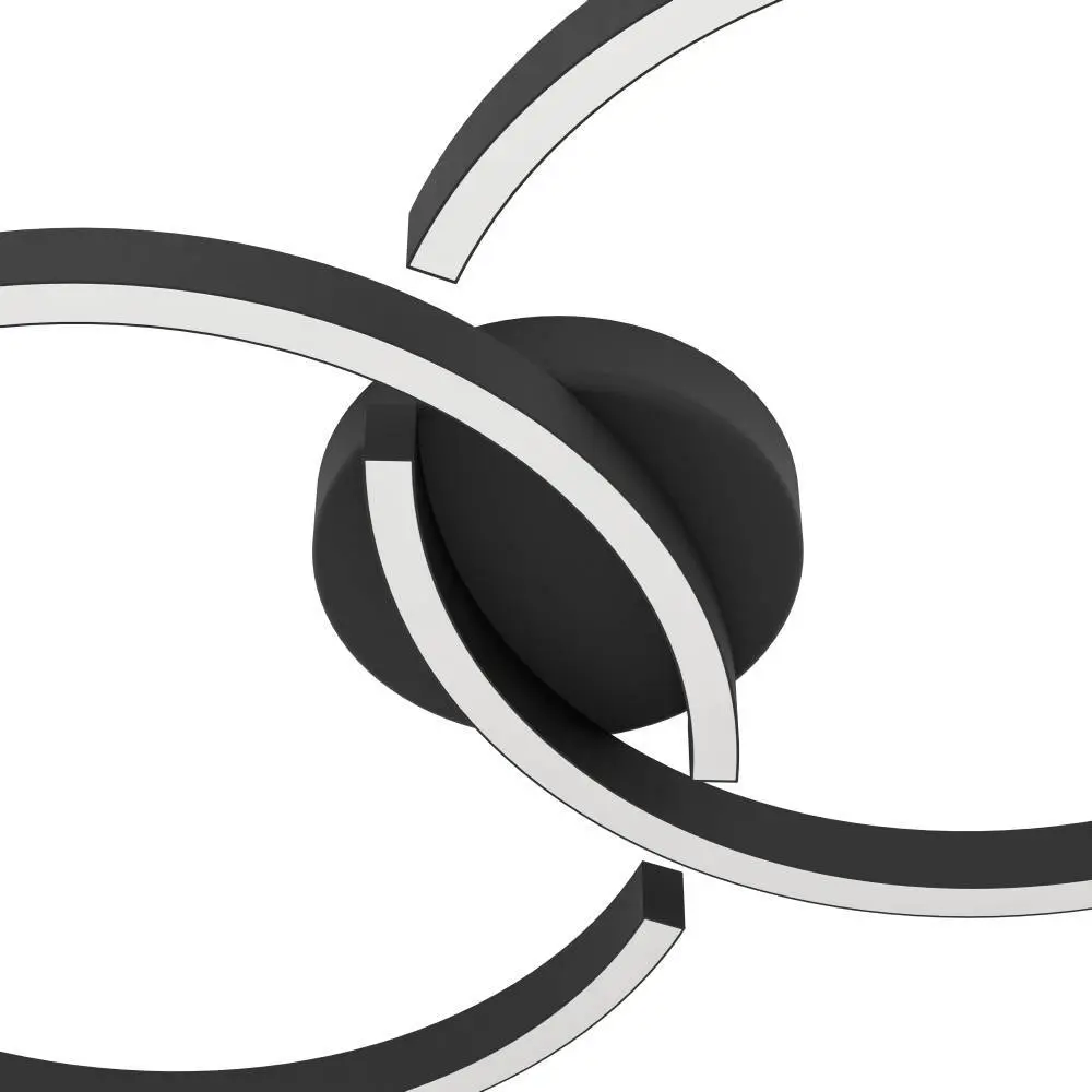 Фото 9 Люстра потолочная светодиодная Eglo 900955 amandolo с пультом управления 5.85 м² регулируемый цвет света RGB цвет разноцветный