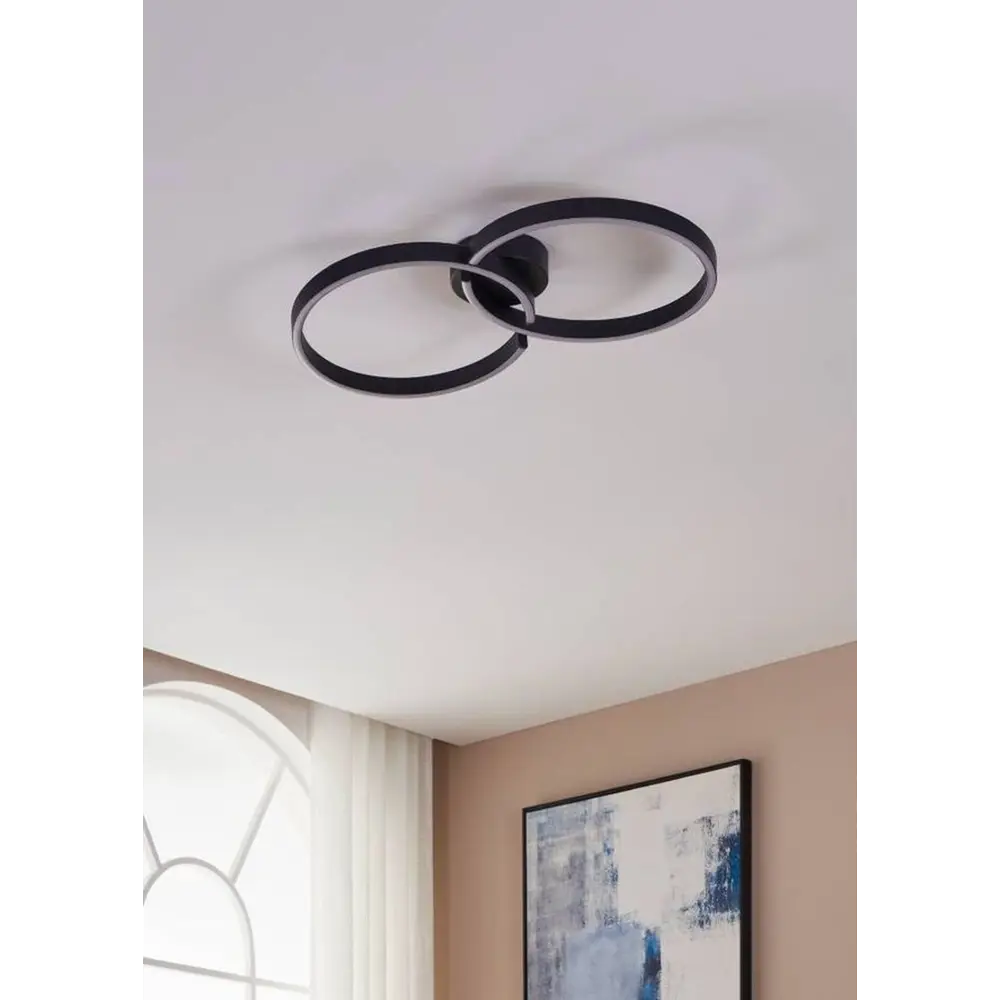 Фото 7 Люстра потолочная светодиодная Eglo 900955 amandolo с пультом управления 5.85 м² регулируемый цвет света RGB цвет разноцветный