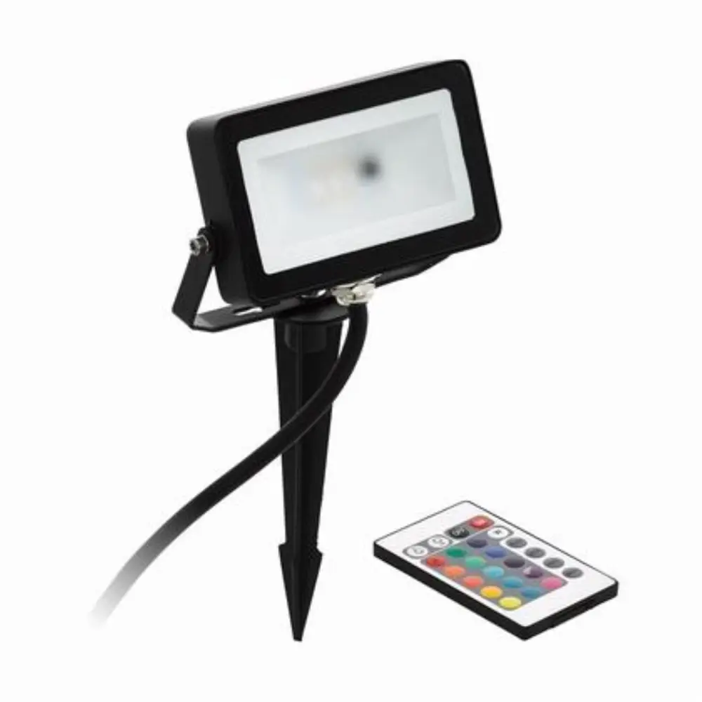 Фото Светильник встраиваемый светодиодный уличный Eglo Faedo 4 98185 10 Вт IP44 цвет черный