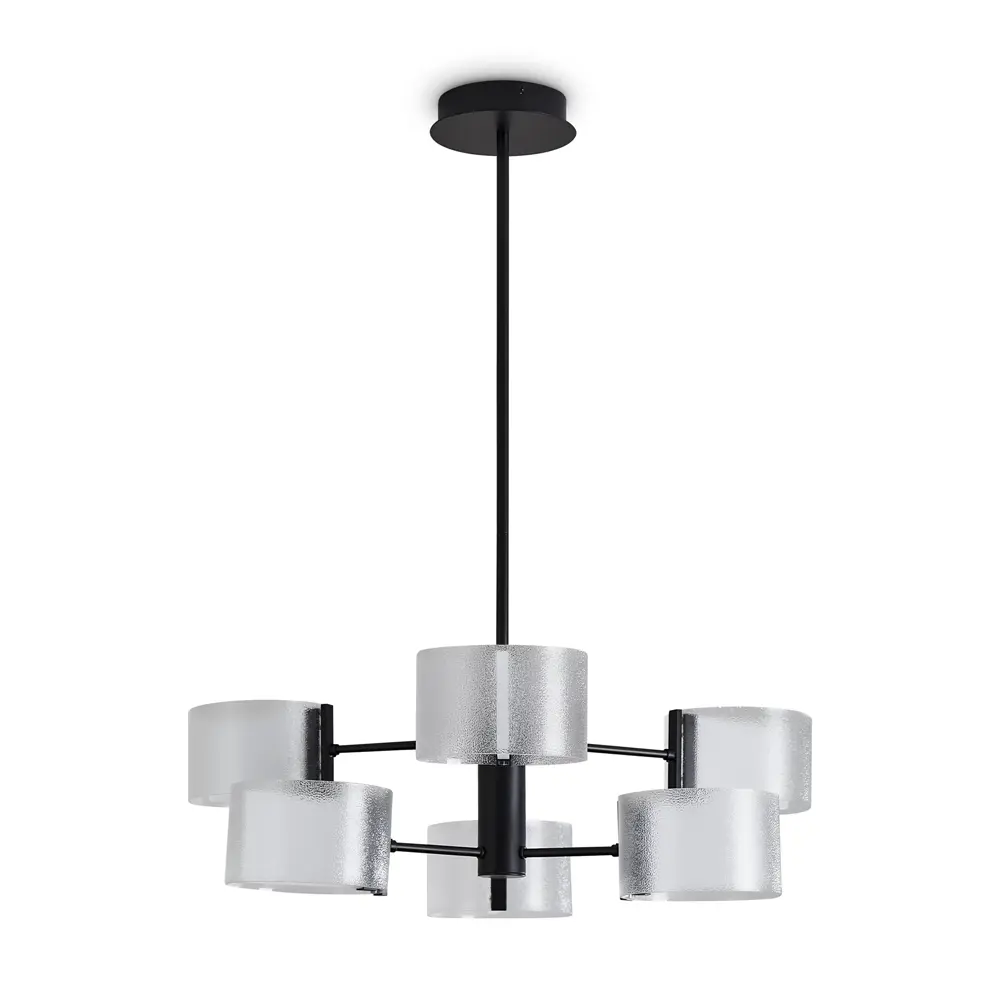 Фото 2 Люстра на штанге светодиодная Freya Ice Fr5541cl-l30b 18 м² теплый белый свет цвет черный Фото 2 Люстра на штанге светодиодная Freya Ice Fr5541cl-l30b 18 м² теплый белый свет цвет черный