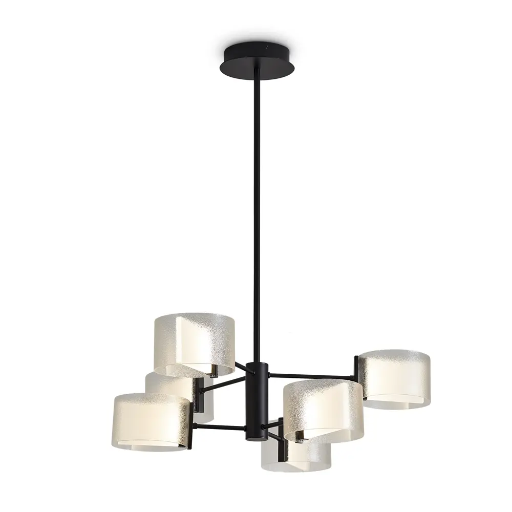 Фото 4 Люстра на штанге светодиодная Freya Ice Fr5541cl-l30b 18 м² теплый белый свет цвет черный Фото 4 Люстра на штанге светодиодная Freya Ice Fr5541cl-l30b 18 м² теплый белый свет цвет черный