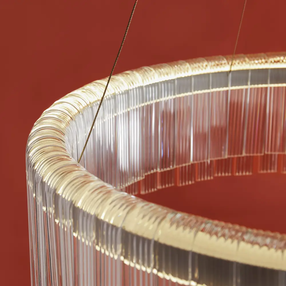 Фото 4 Светильник подвесной светодиодный Freya Rain Fr5546pl-l60w 40 м² теплый белый свет цвет белый