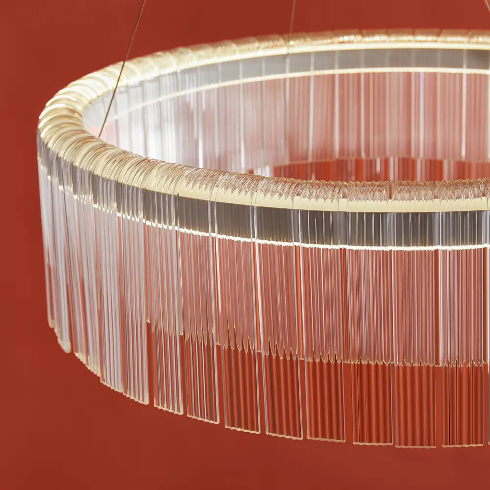 Фото 6 Светильник подвесной светодиодный Freya Rain Fr5546pl-l60w 40 м² теплый белый свет цвет белый